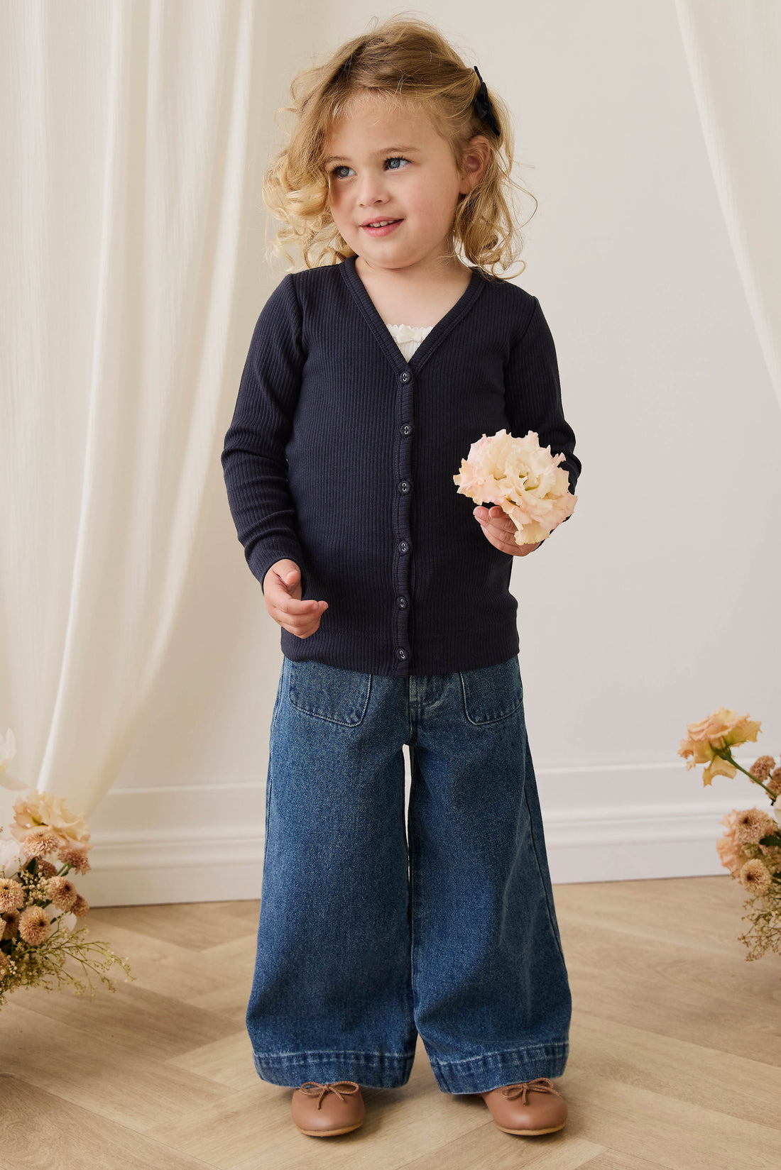 Theodora Pant - Classic Denim Childrens Pant from Jamie Kay Australia