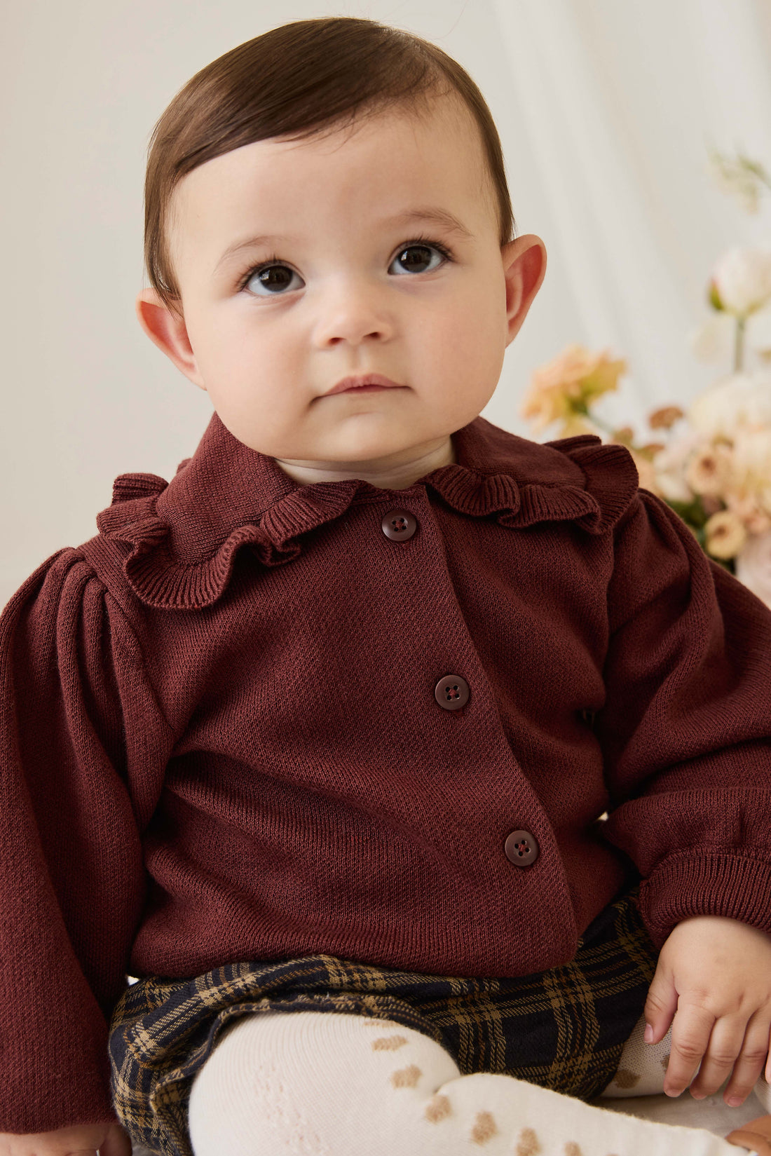 Organic Cotton Frill Bloomer - Woodland Check Childrens Bloomer from Jamie Kay Australia