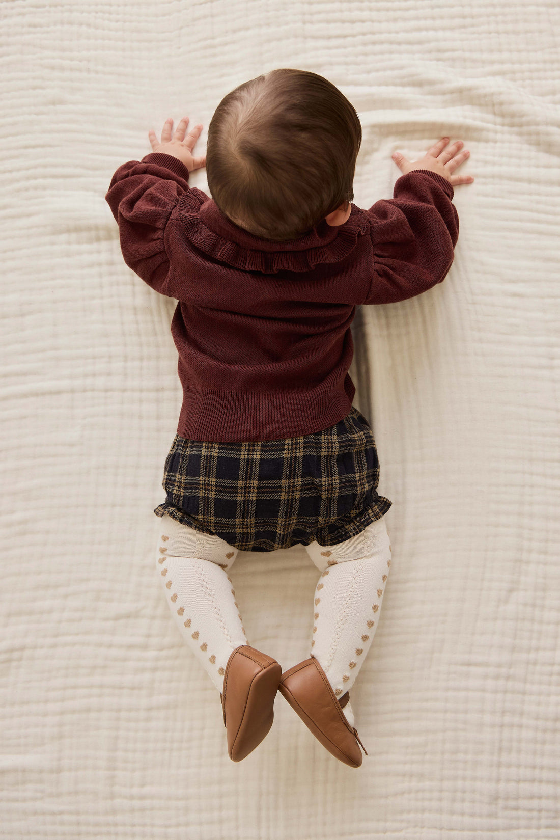 Bonnie Cardigan - Chocolate Chip Childrens Cardigan from Jamie Kay Australia