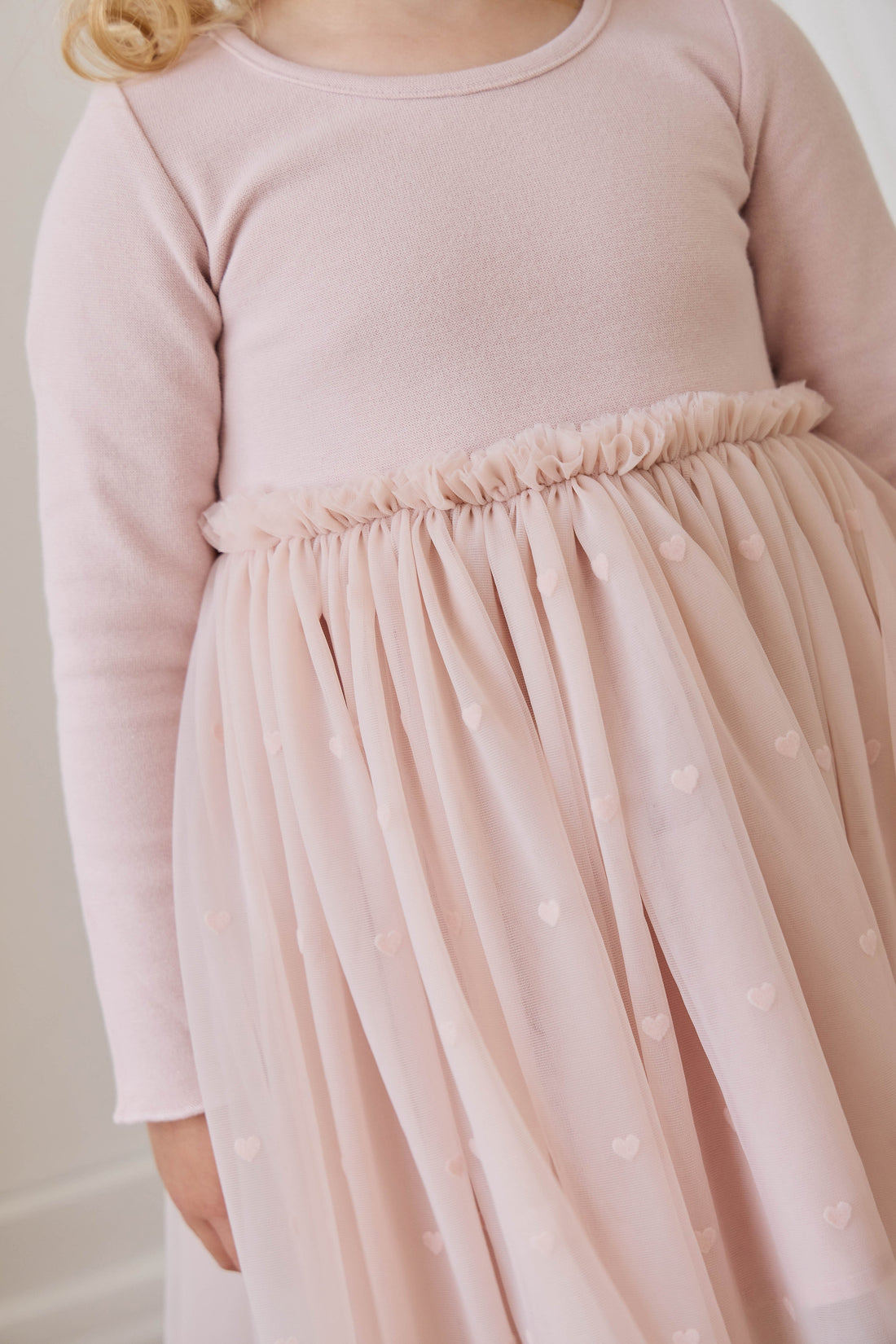 Anna Tulle Dress - Petite Heart Rosie Childrens Dress from Jamie Kay Australia