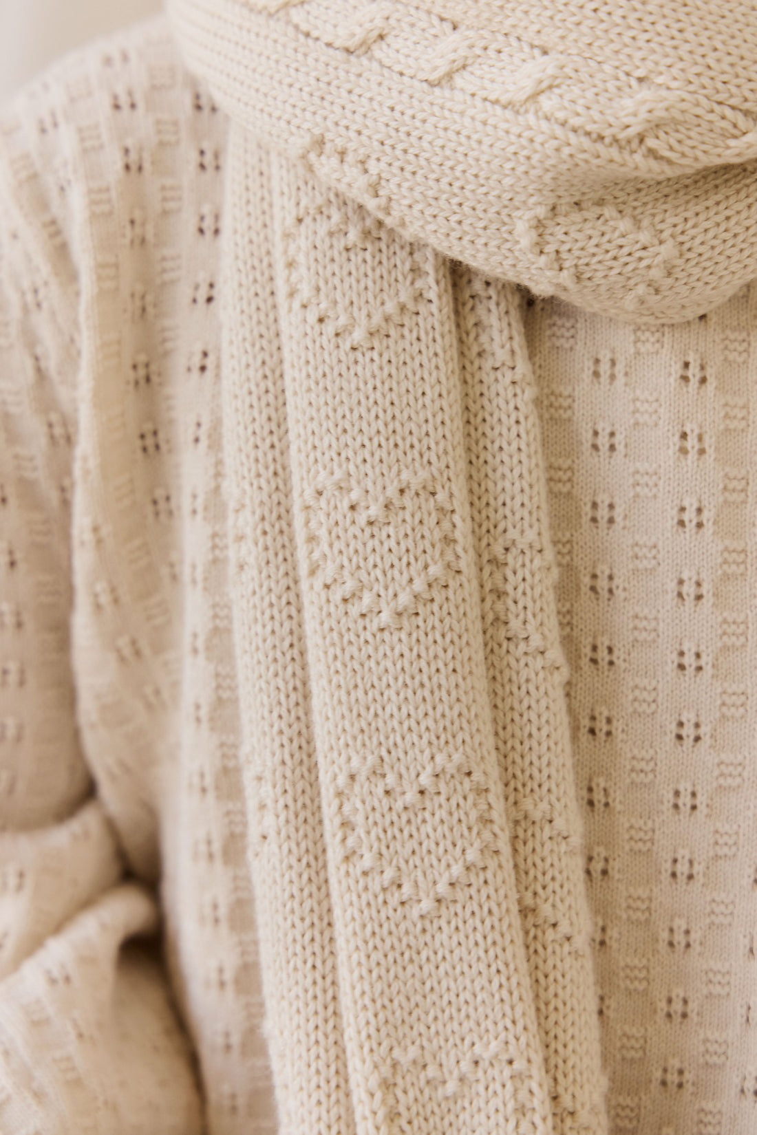 Lindsay Scarf - Vanilla Childrens Scarf from Jamie Kay Australia