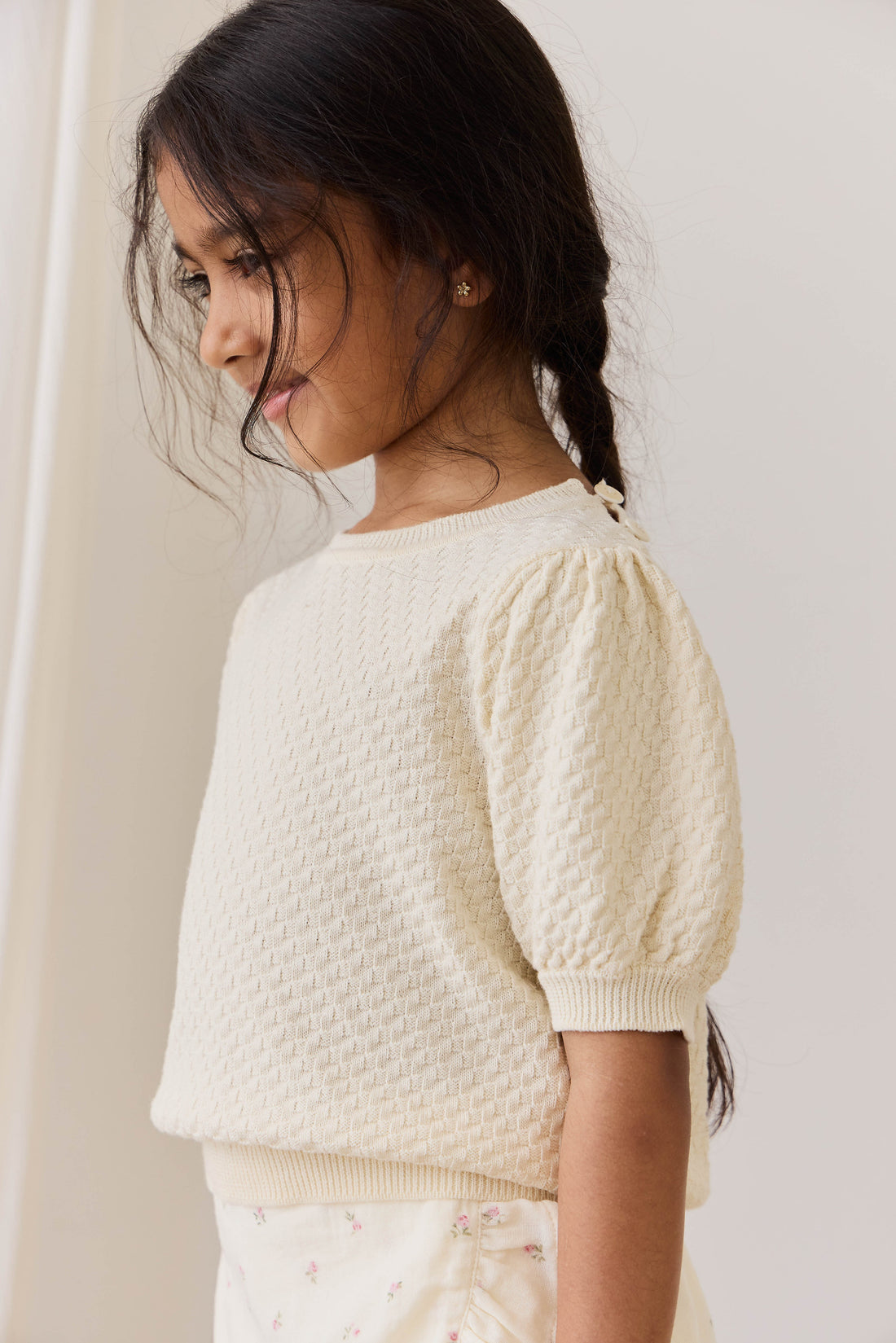 Annie Top - Vanilla Childrens Top from Jamie Kay Australia