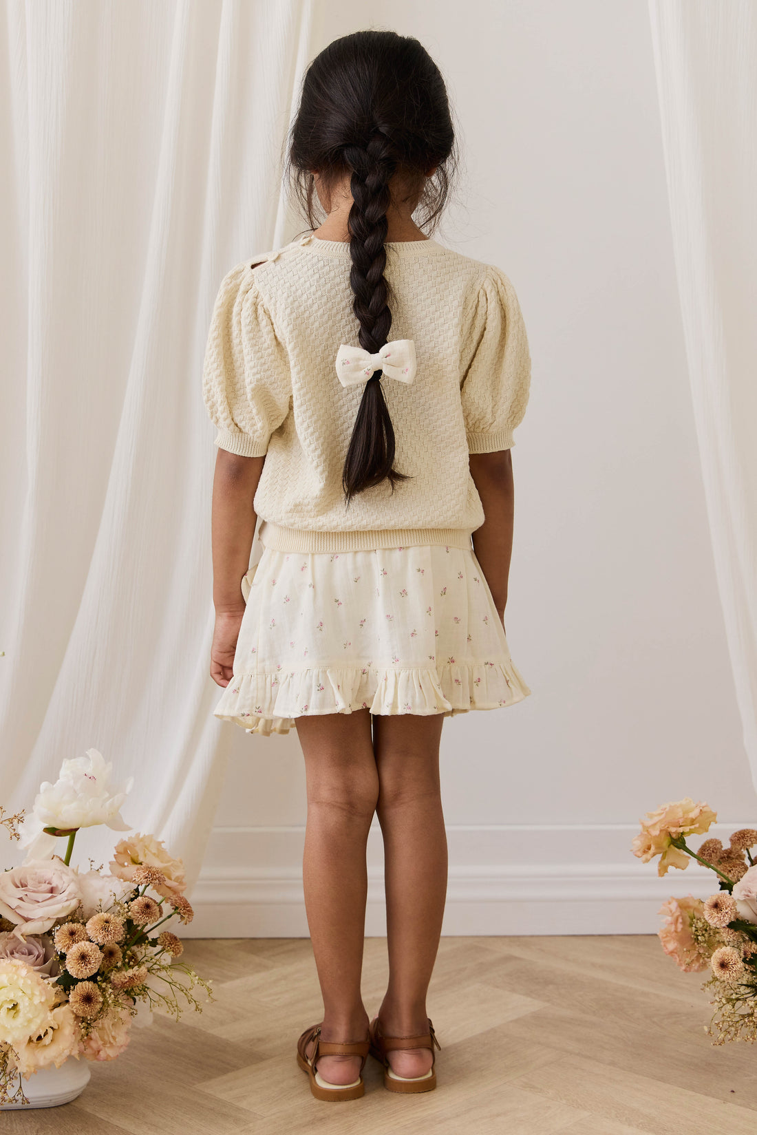 Annie Top - Vanilla Childrens Top from Jamie Kay Australia