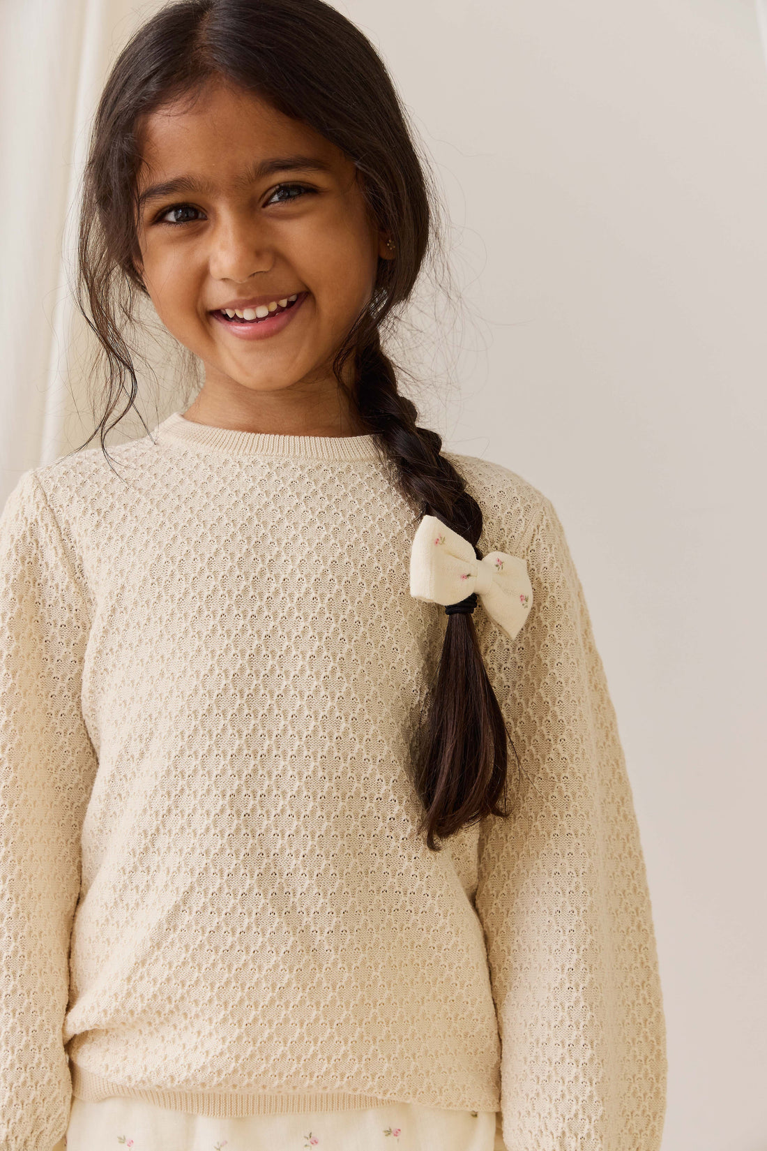 Mabel Jumper - Vanilla Childrens Jumper from Jamie Kay Australia