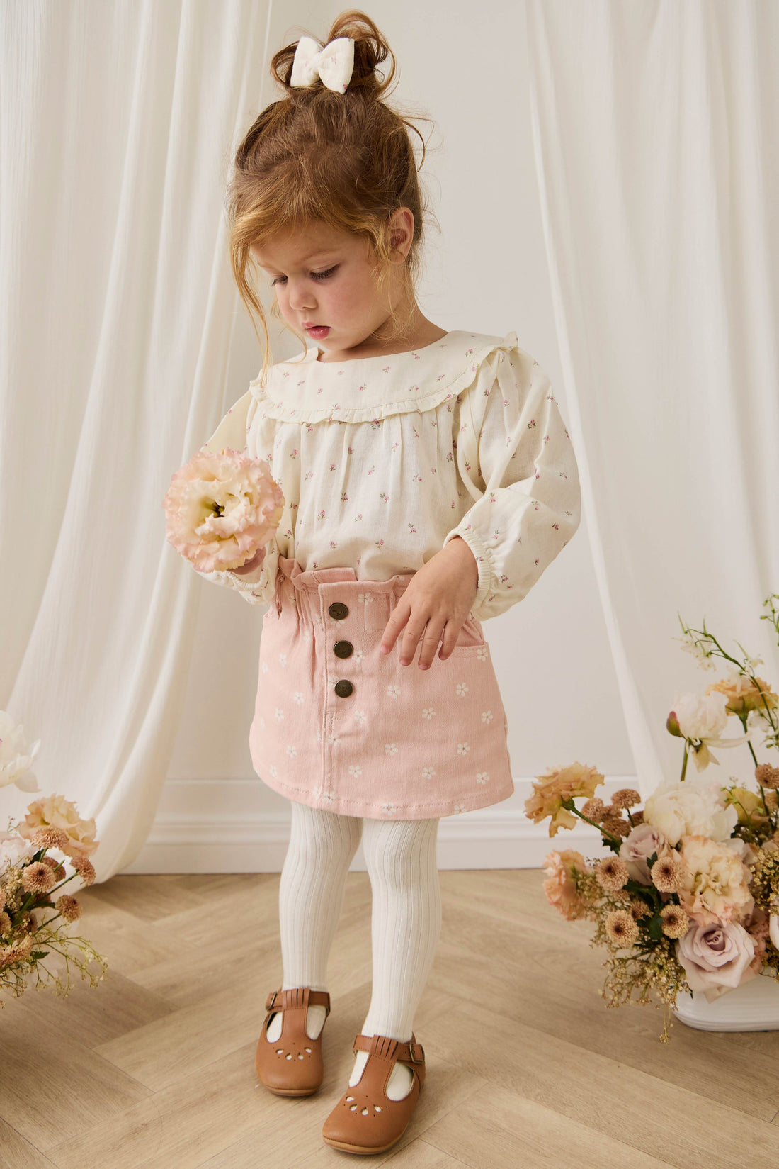 Briella Skirt - Josie Floral Trinket Childrens Skirt from Jamie Kay Australia