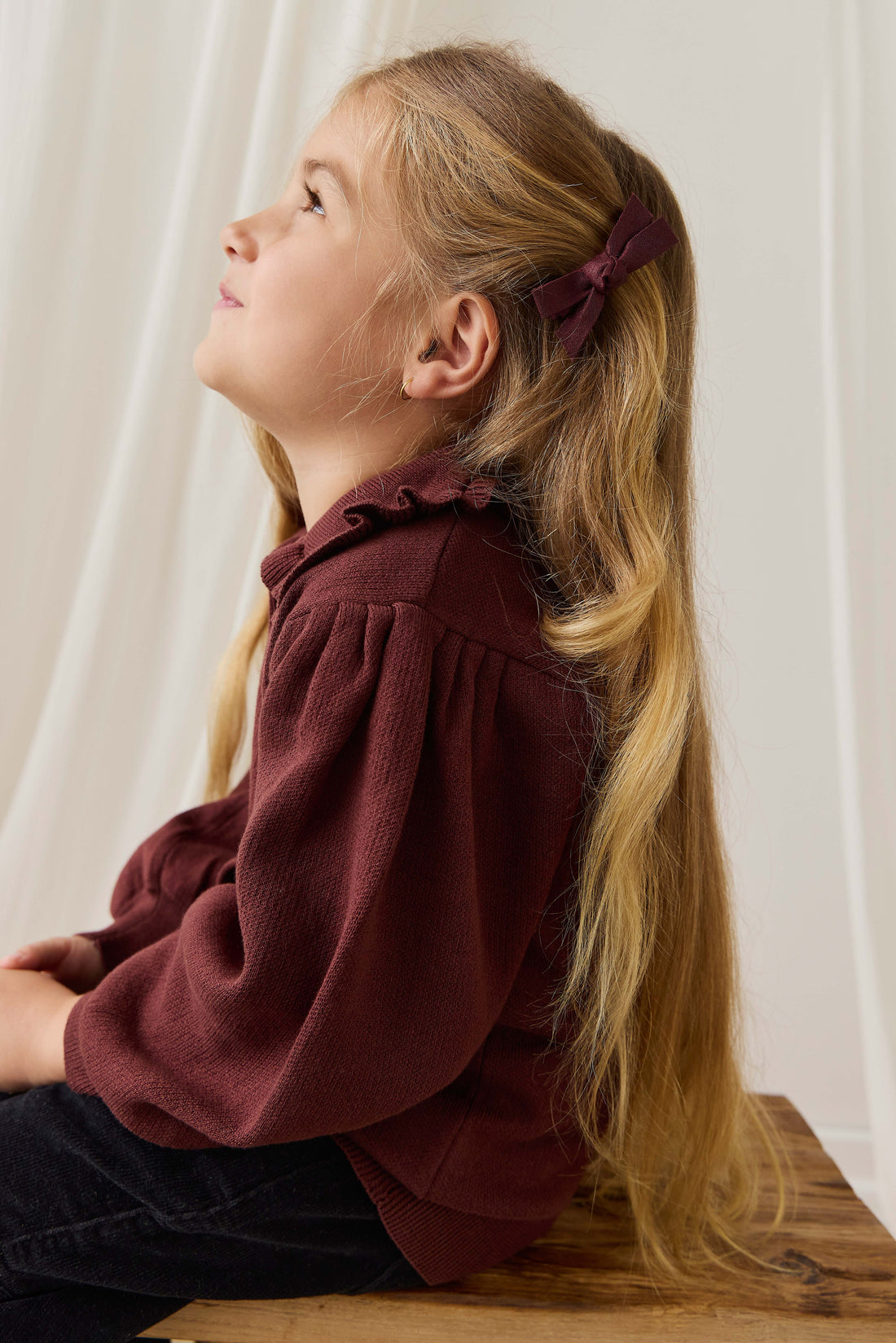 Bonnie Cardigan - Chocolate Chip Childrens Cardigan from Jamie Kay Australia
