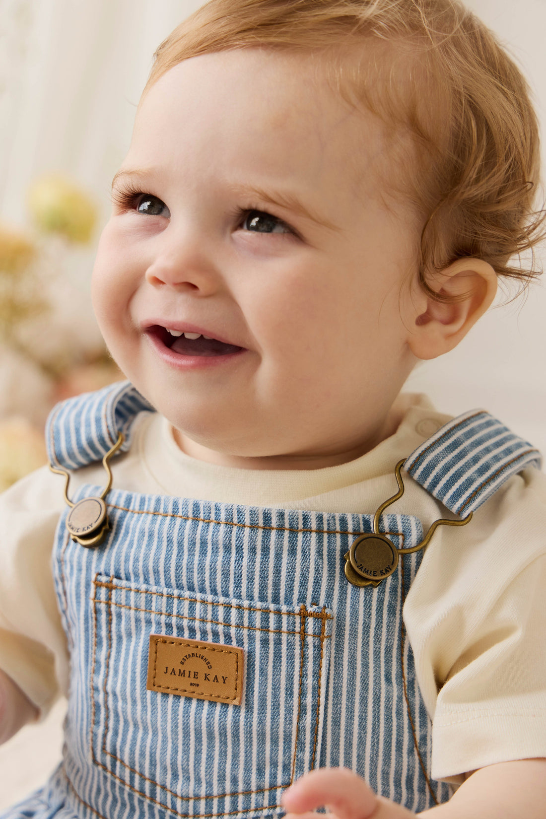 Pax Playsuit - Holiday Stripe Childrens Playsuit from Jamie Kay Australia