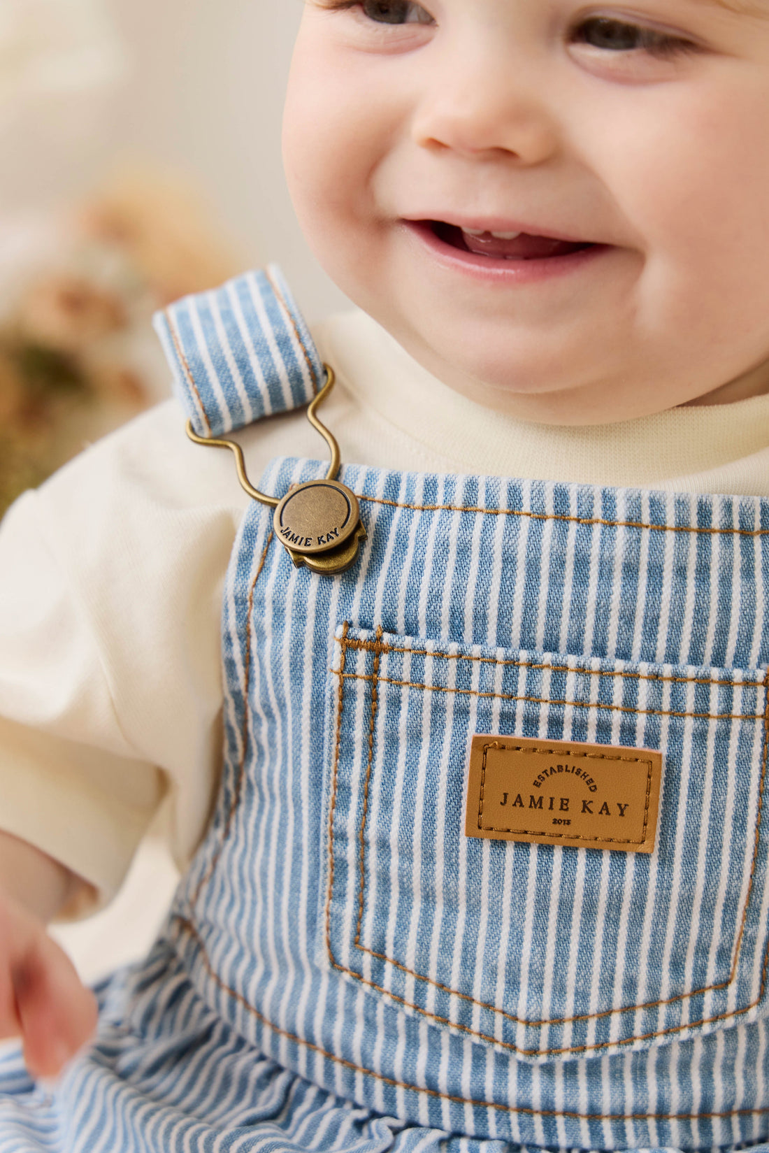 Pax Playsuit - Holiday Stripe Childrens Playsuit from Jamie Kay Australia