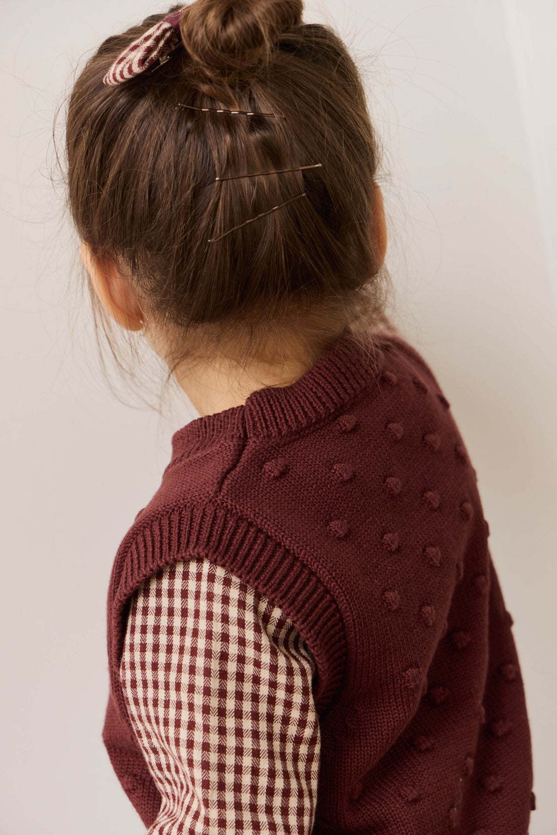 Albie Vest - Chocolate Chip Childrens Vest from Jamie Kay Australia