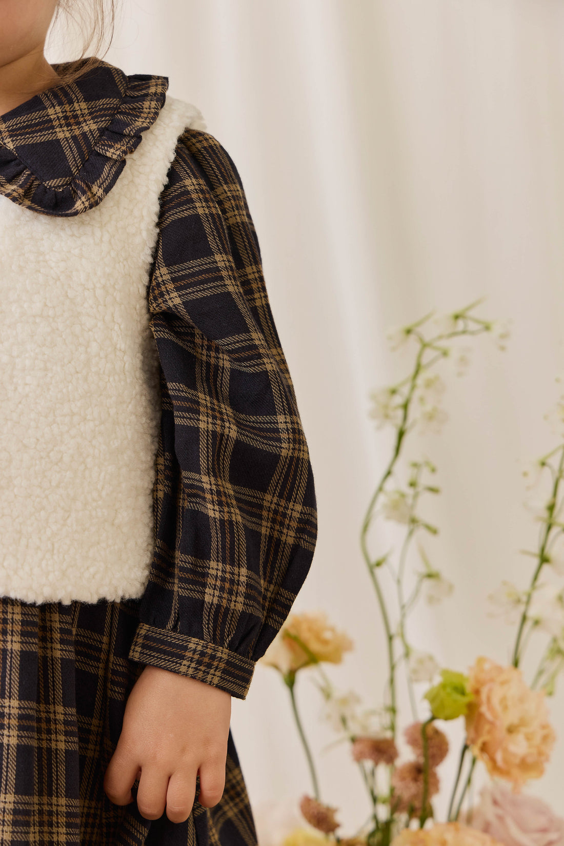 Petal Vest - Natural Childrens Vest from Jamie Kay Australia