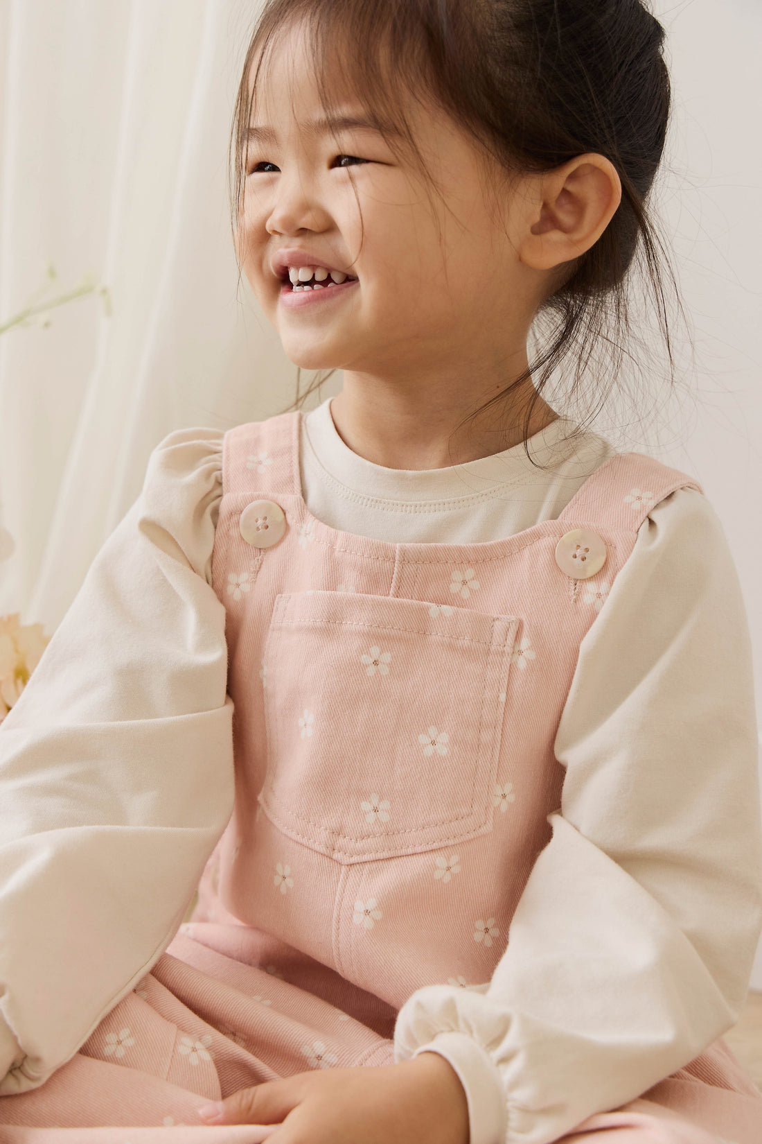 Dorian Overall - Josie Floral Trinket Childrens Overall from Jamie Kay Australia