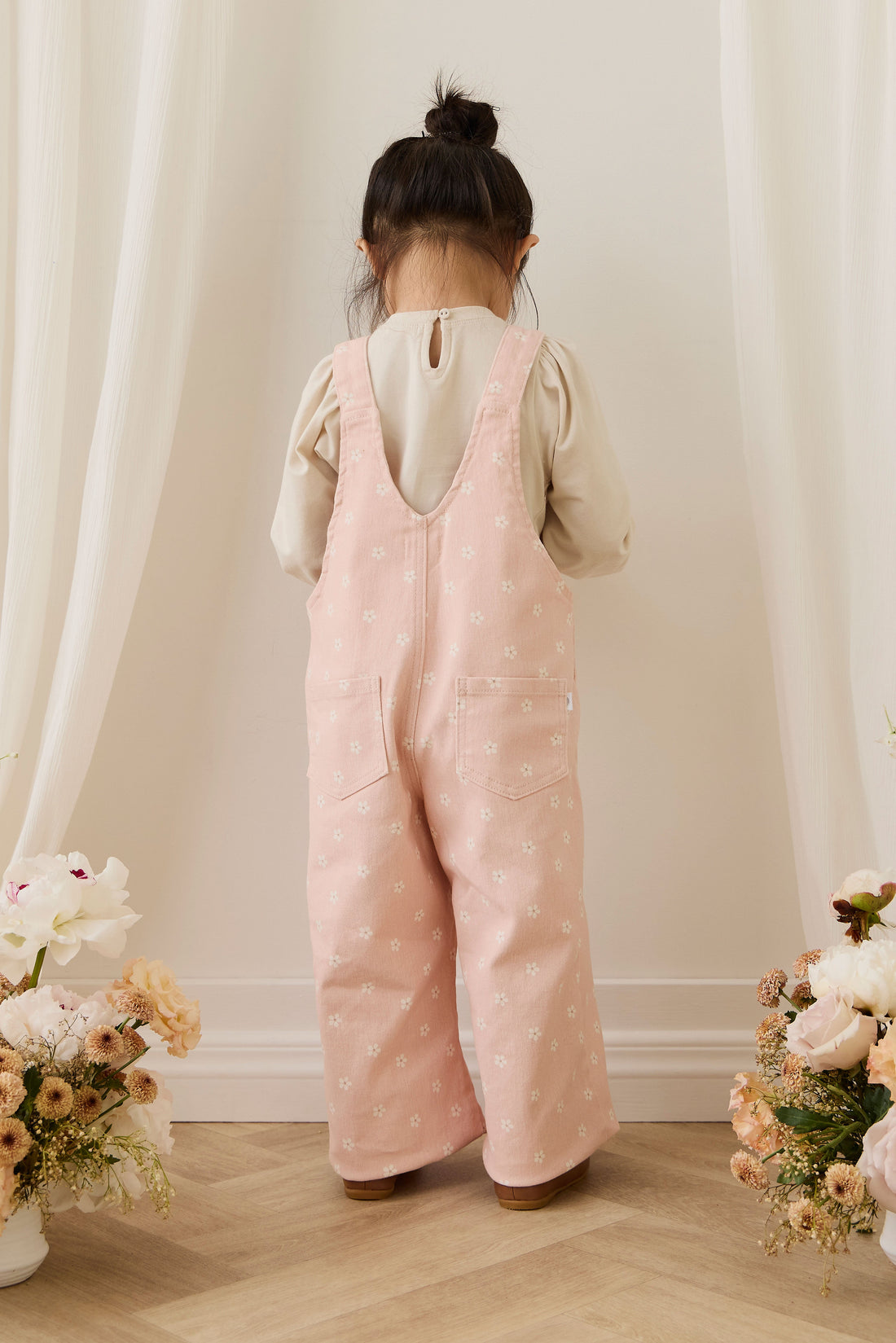 Dorian Overall - Josie Floral Trinket Childrens Overall from Jamie Kay Australia