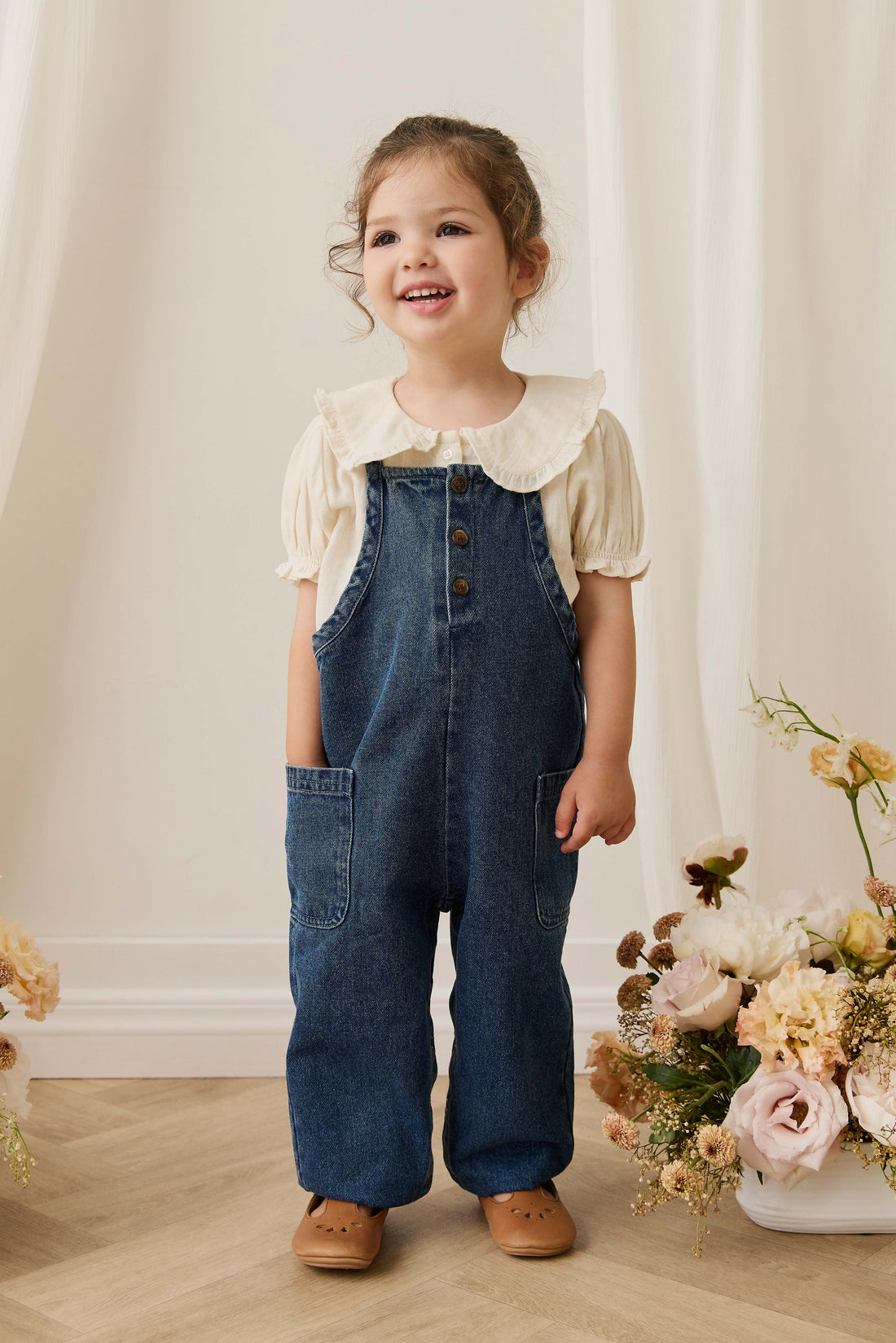 Ace Overall - Classic Denim Childrens Overall from Jamie Kay Australia