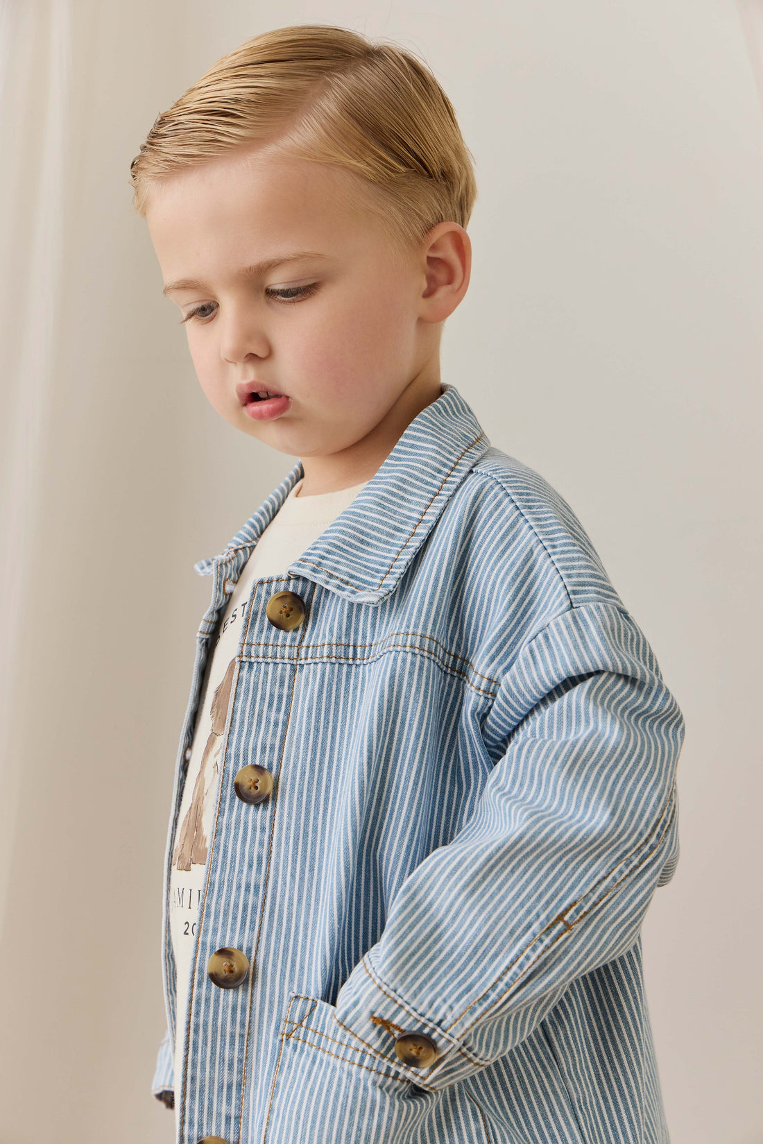 Axel Jacket - Holiday Stripe Childrens Jacket from Jamie Kay Australia