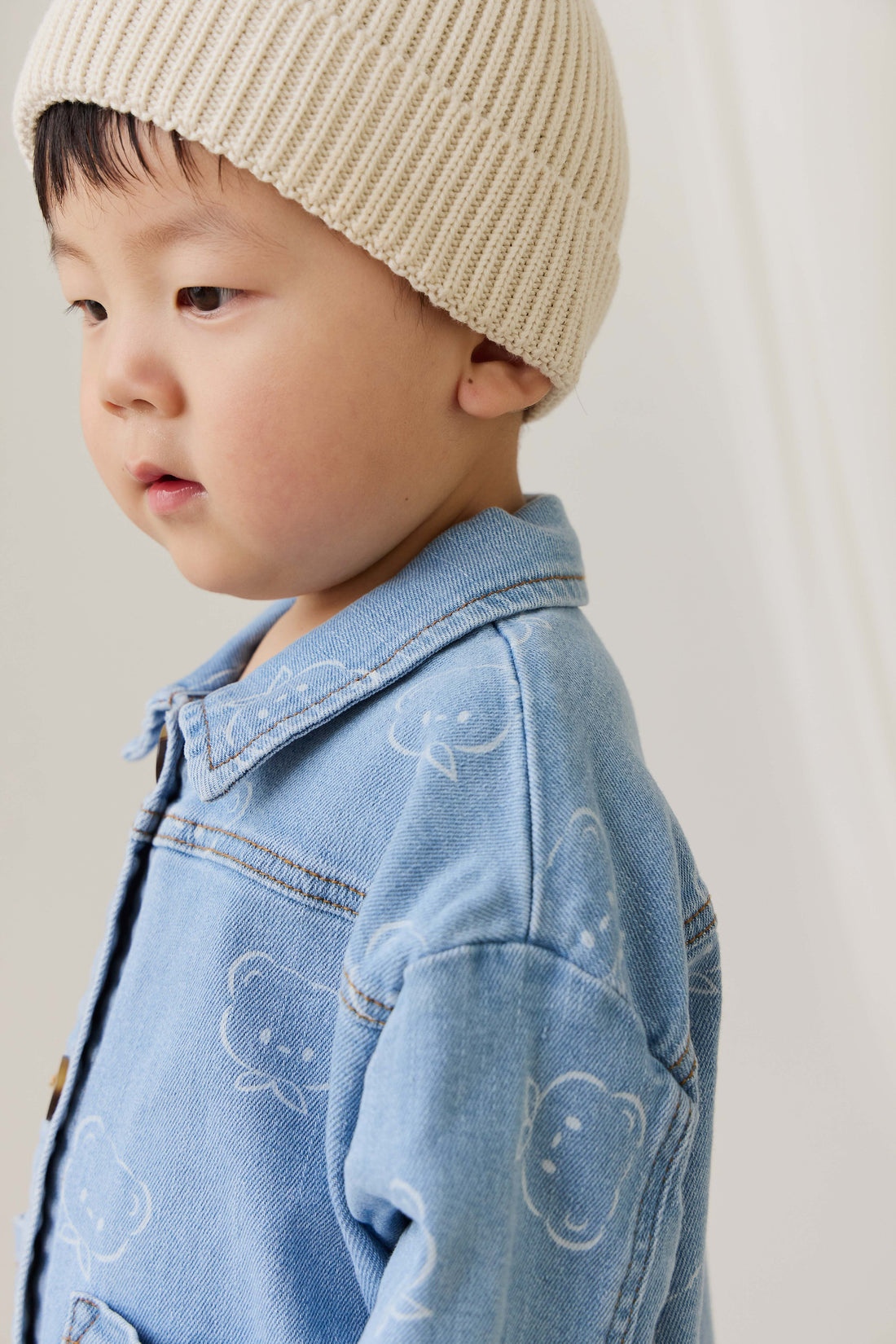 Axel Jacket - Bowie Bear Denim Childrens Jacket from Jamie Kay Australia