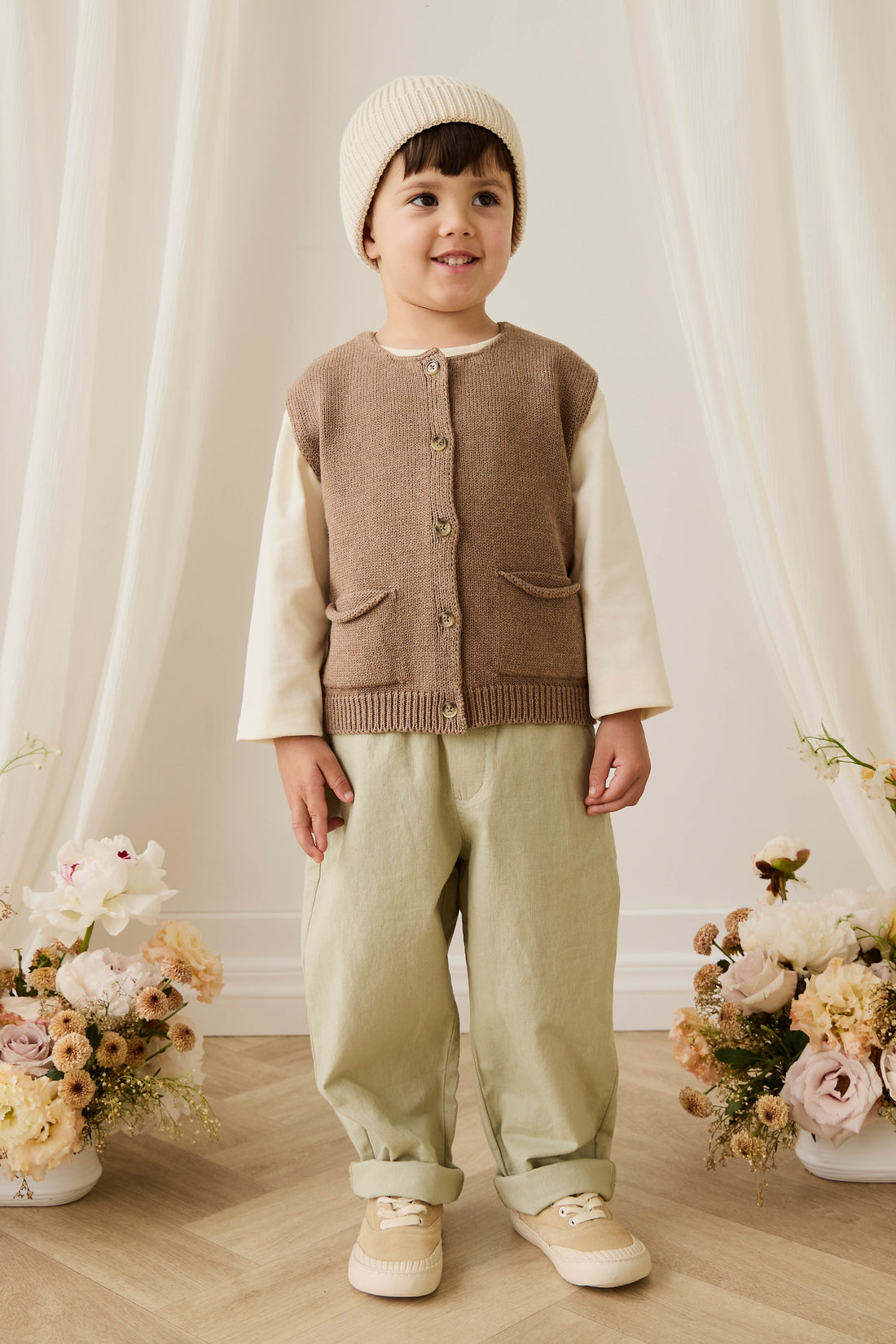 Flynn Vest - Doe Childrens Vest from Jamie Kay Australia