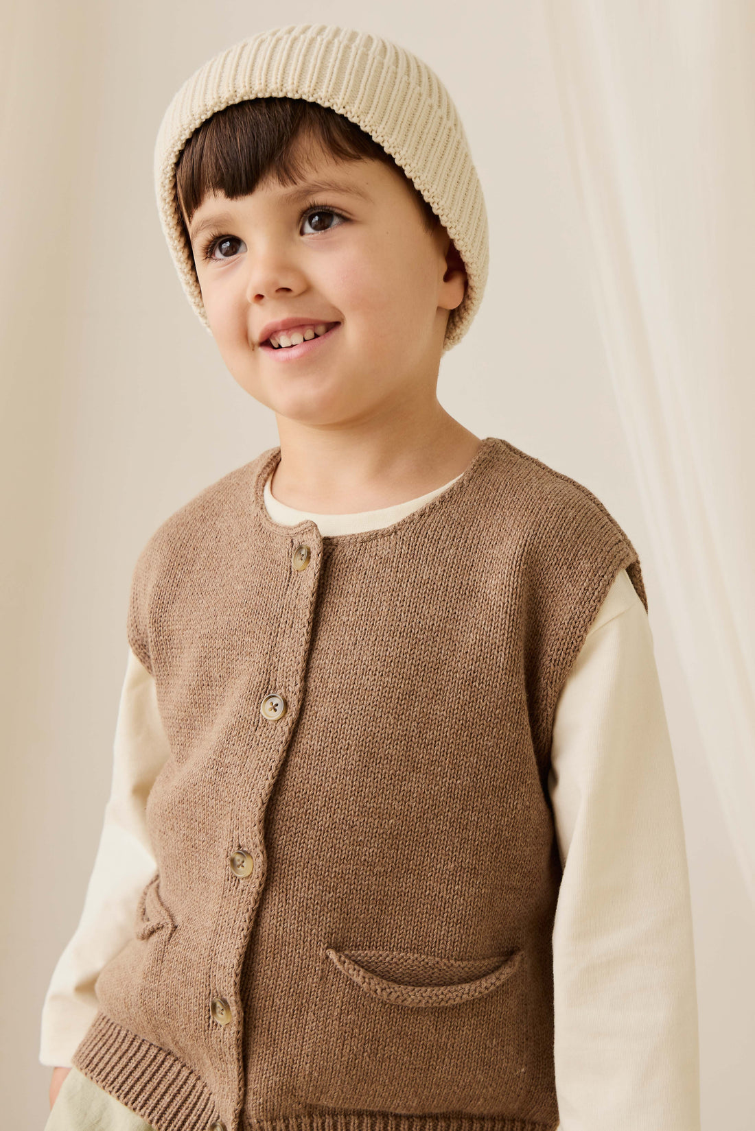 Flynn Vest - Doe Childrens Vest from Jamie Kay Australia
