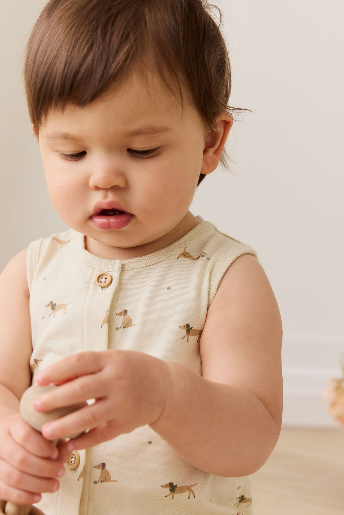 Organic Cotton Rupert Onepiece - Play Ball Cassava Childrens Onepiece from Jamie Kay Australia