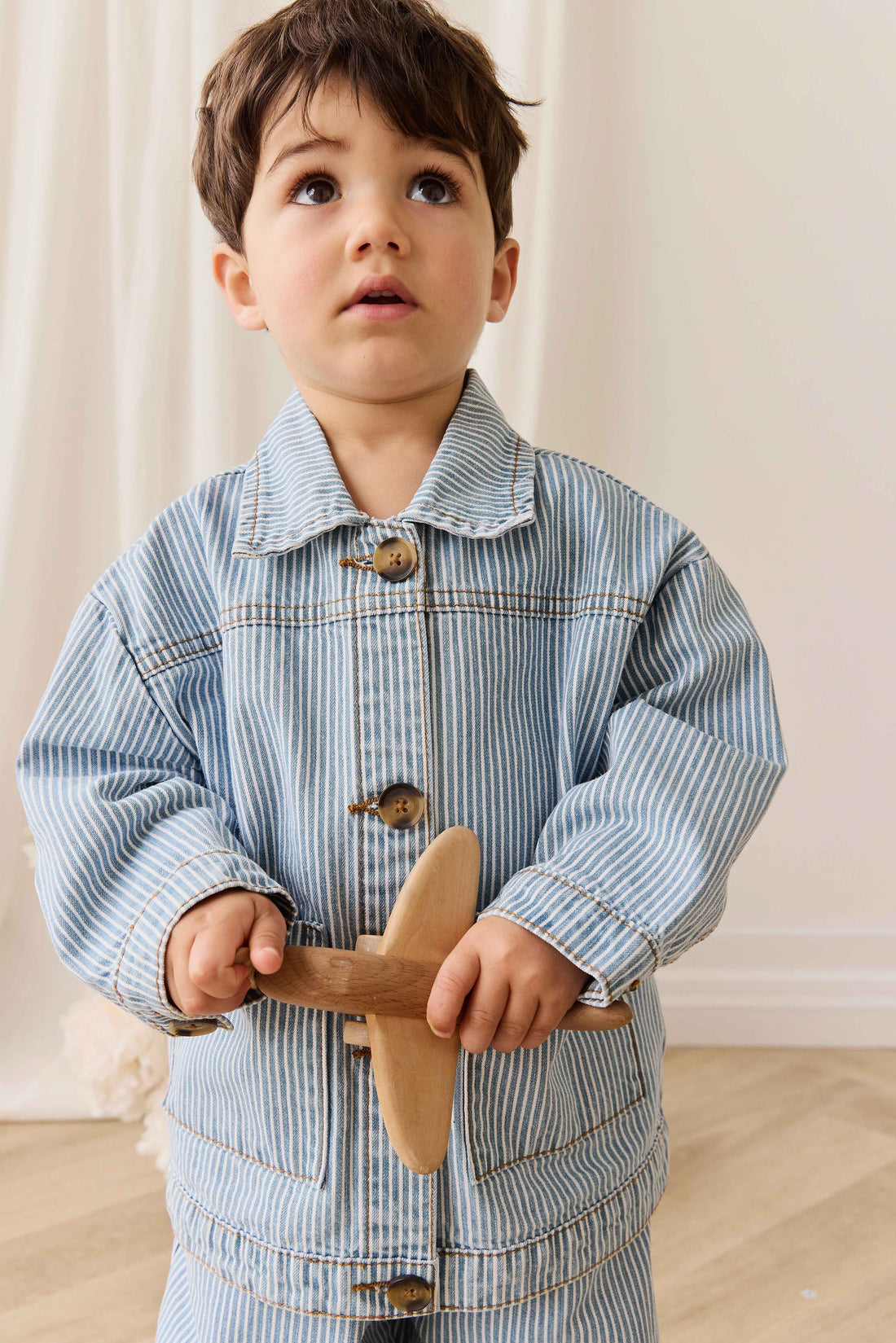 Axel Jacket - Holiday Stripe Childrens Jacket from Jamie Kay Australia