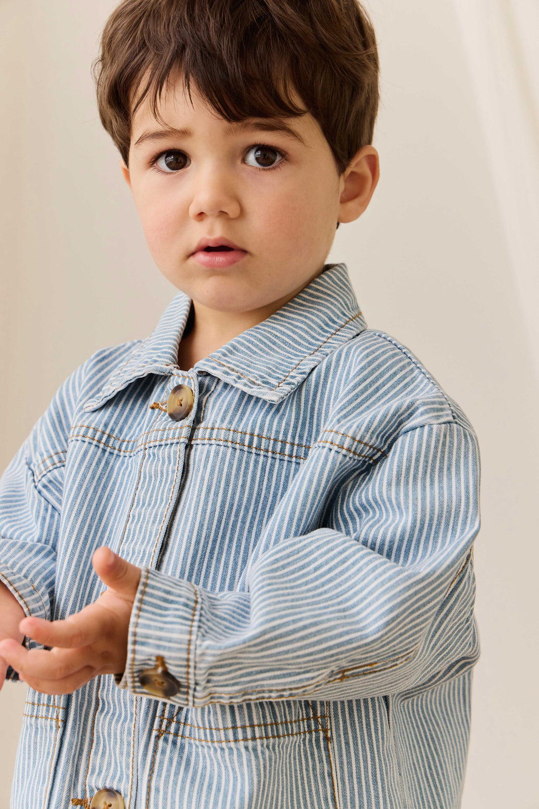 Axel Jacket - Holiday Stripe Childrens Jacket from Jamie Kay Australia