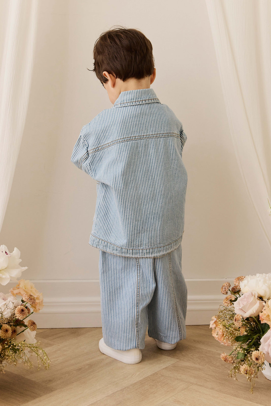 Abel Pant - Holiday Stripe Childrens Pant from Jamie Kay Australia