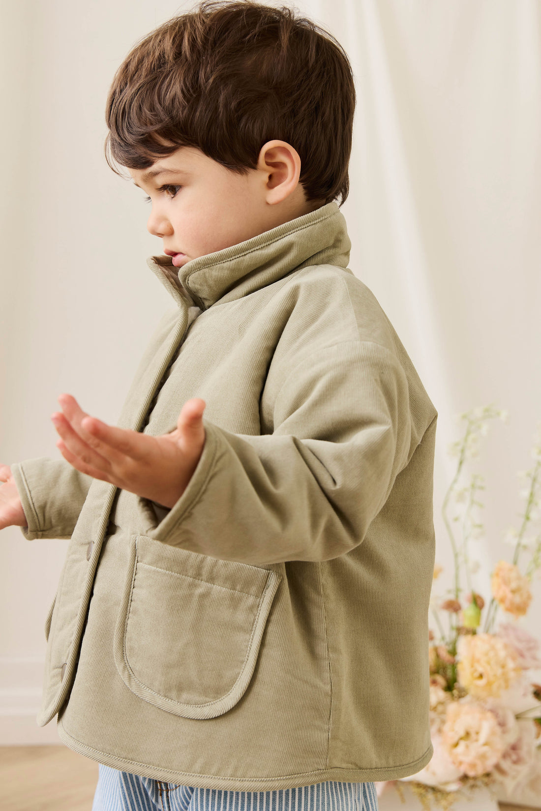 Roscoe Jacket - Lichen Childrens Jacket from Jamie Kay Australia