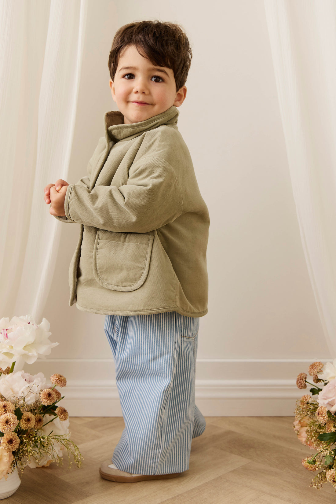 Roscoe Jacket - Lichen Childrens Jacket from Jamie Kay Australia
