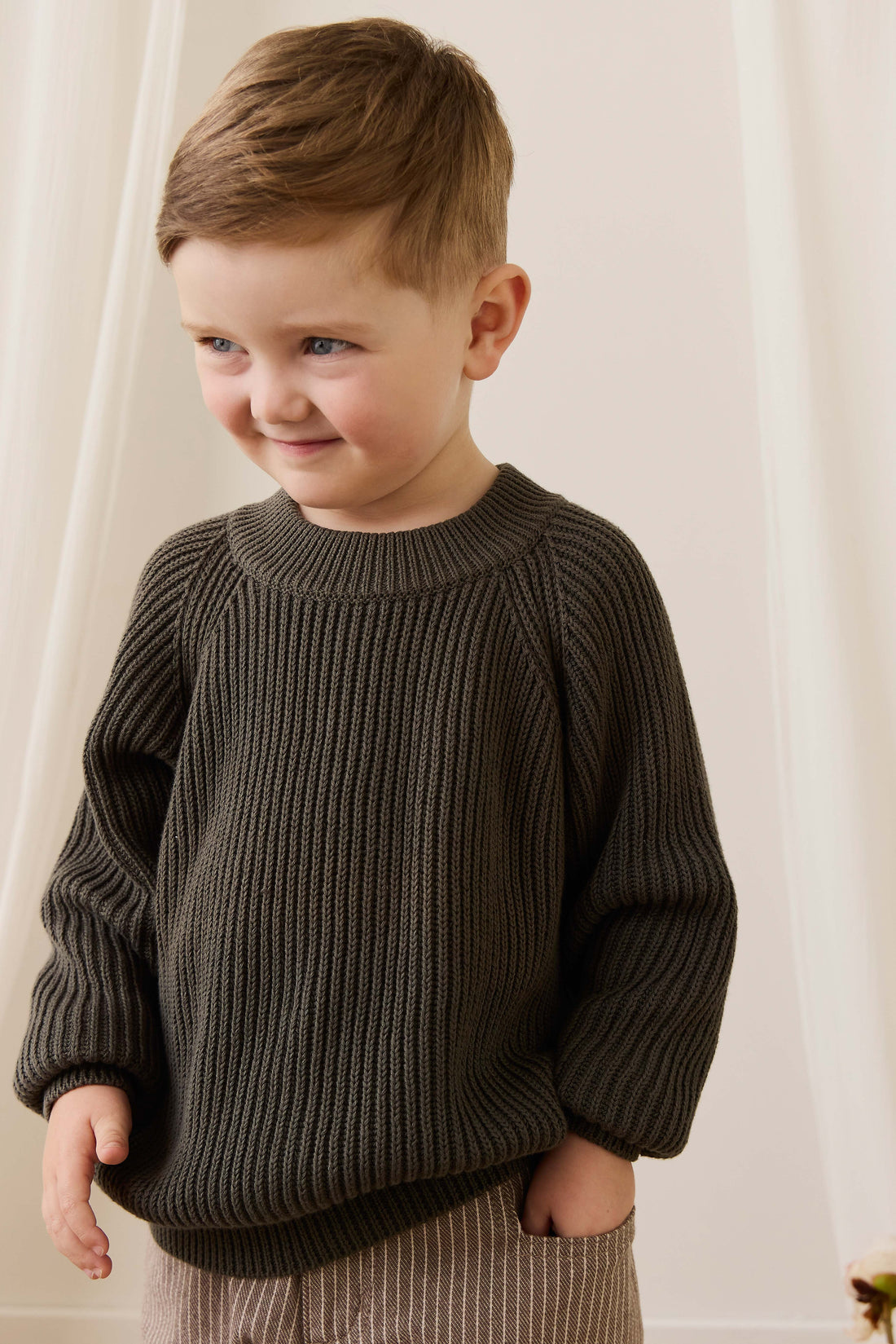 Cyrus Knit Jumper - Vine Childrens Jumper from Jamie Kay Australia