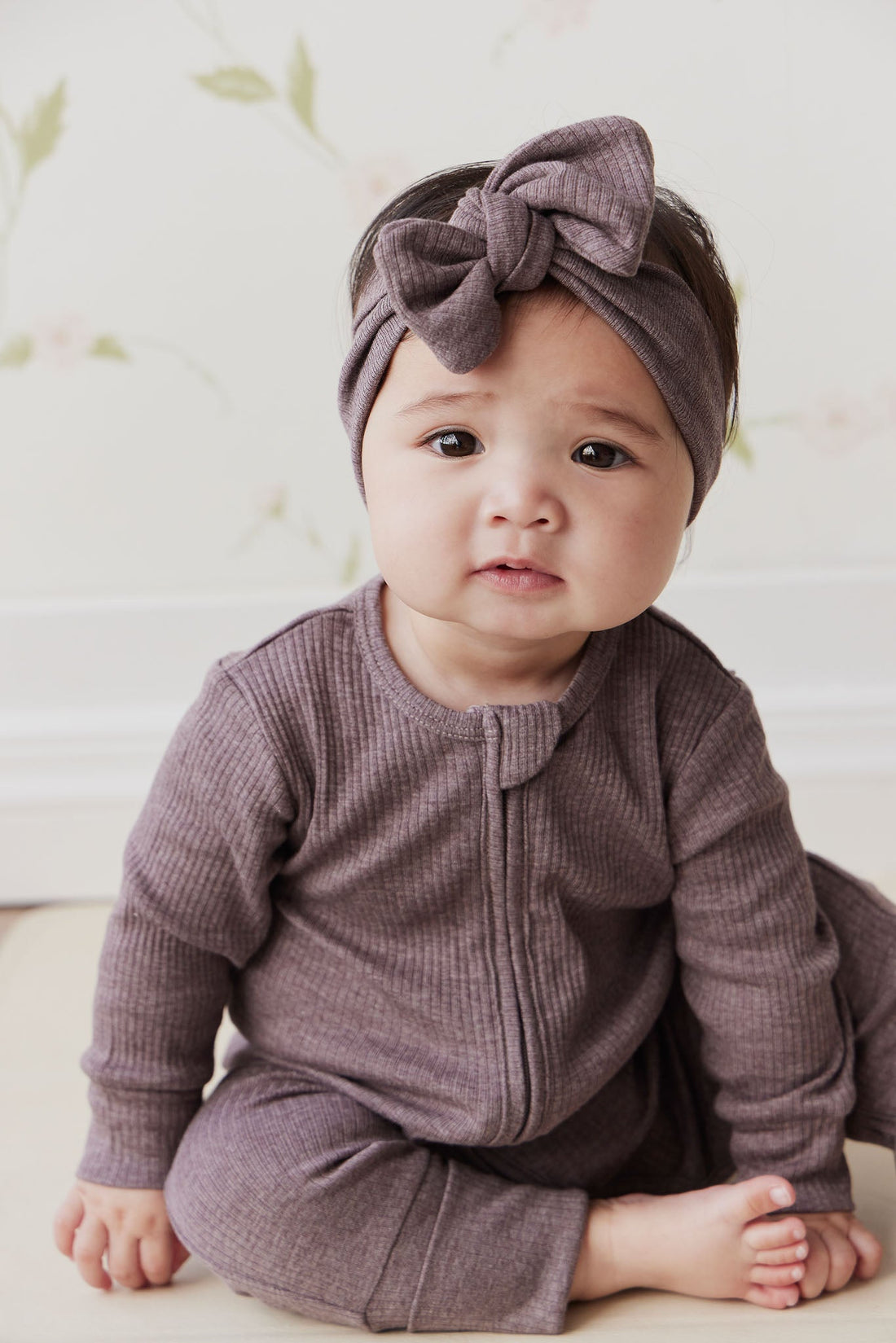 Organic Cotton Modal Headband - Truffle Marle Childrens Headband from Jamie Kay Australia