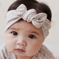 Organic Cotton Headband - Greta Floral Bark Childrens Headband from Jamie Kay Australia