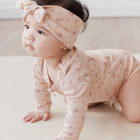 Organic Cotton Headband - Cindy Whisper Pink Childrens Headband from Jamie Kay Australia