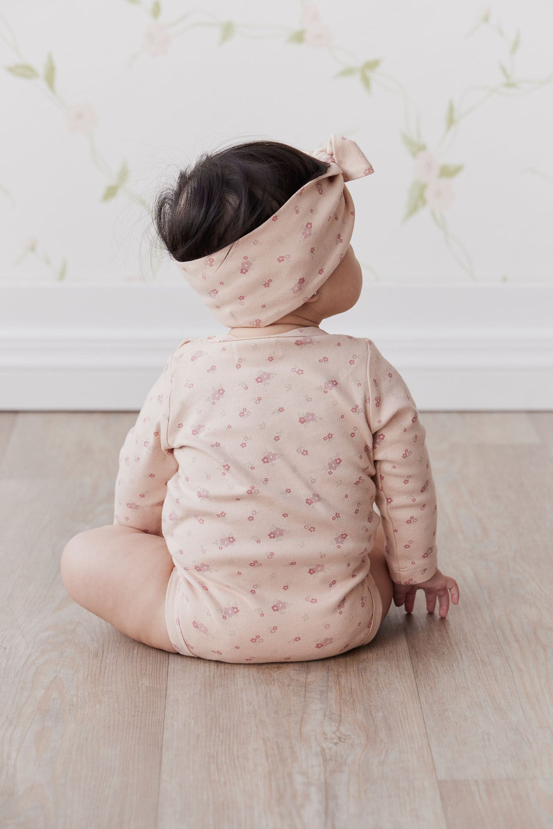 Organic Cotton Headband - Cindy Whisper Pink Childrens Headband from Jamie Kay Australia