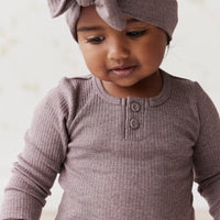 Organic Cotton Modal Headband - Truffle Marle Childrens Headband from Jamie Kay Australia