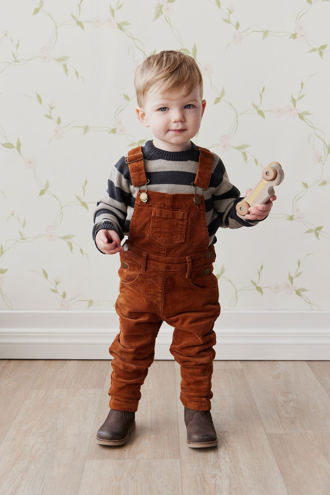 Jordie Cord Overall - Cinnamon Childrens Overall from Jamie Kay Australia