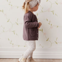 Organic Cotton Headband - Greta Floral Bark Childrens Headband from Jamie Kay Australia