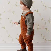 Jordie Cord Overall - Cinnamon Childrens Overall from Jamie Kay Australia