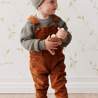 Jordie Cord Overall - Cinnamon Childrens Overall from Jamie Kay Australia