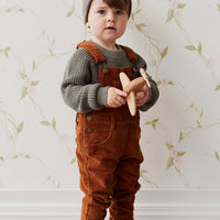 Jordie Cord Overall - Cinnamon Childrens Overall from Jamie Kay Australia