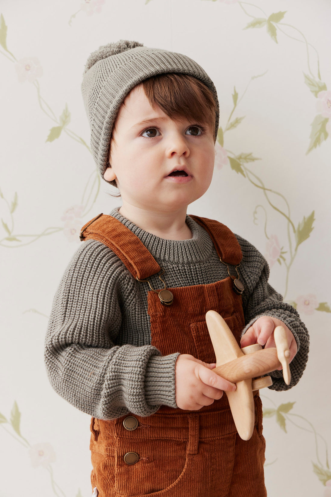 Jordie Cord Overall - Cinnamon Childrens Overall from Jamie Kay Australia