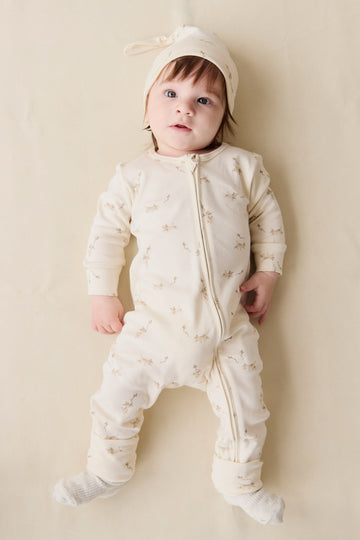 Organic Cotton Reese Zip Onepiece - Kitten and His Kites Childrens Onepiece from Jamie Kay Australia