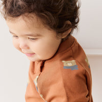 Organic Cotton Tao Sweatshirt - Cosy Bobbie Ginger Childrens Top from Jamie Kay Australia