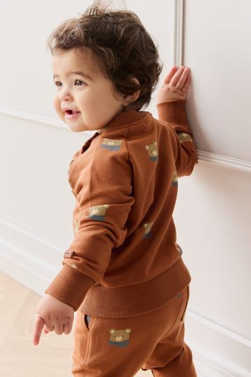 Organic Cotton Tao Sweatshirt - Cosy Bobbie Ginger Childrens Top from Jamie Kay Australia