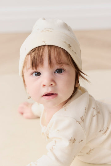 Organic Cotton Knot Beanie - Kitten and His Kites Childrens Beanie from Jamie Kay Australia