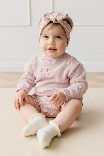 Katie Jumper - Old Rose Daisy Dreams Childrens Jumper from Jamie Kay Australia