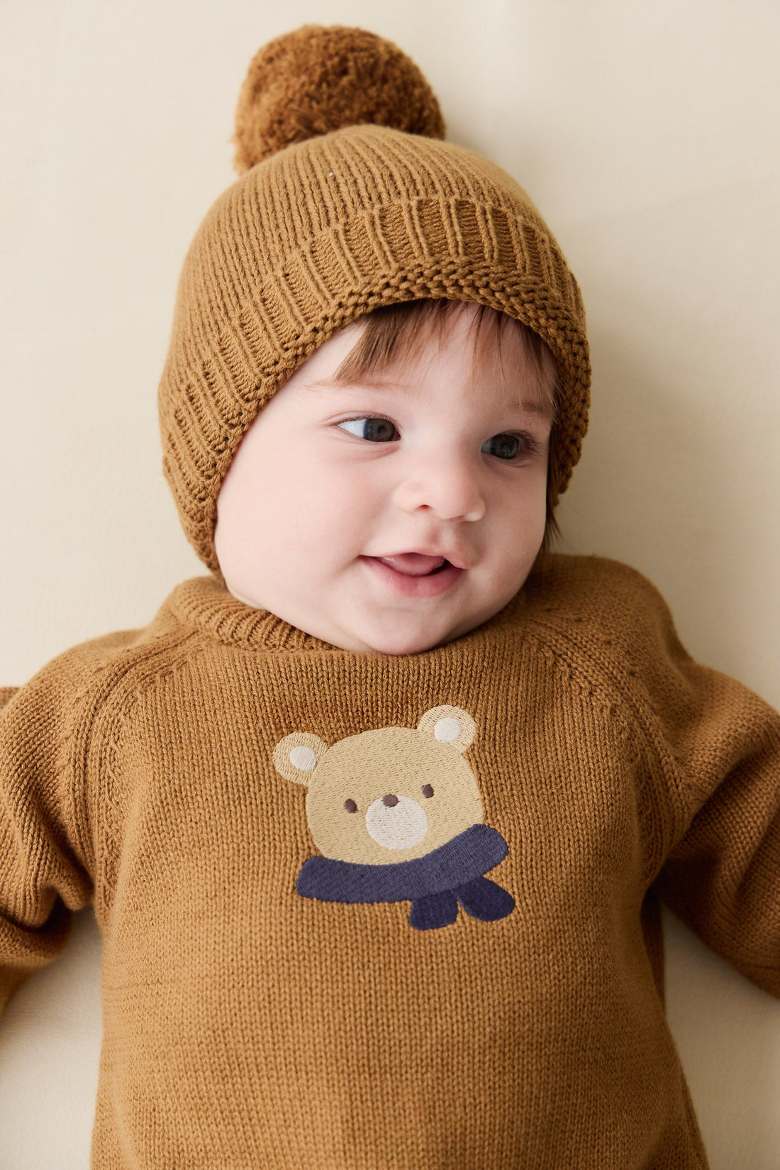 Theo Onepiece - Cosy Bobbie Autumn Bronze Childrens Onepiece from Jamie Kay Australia