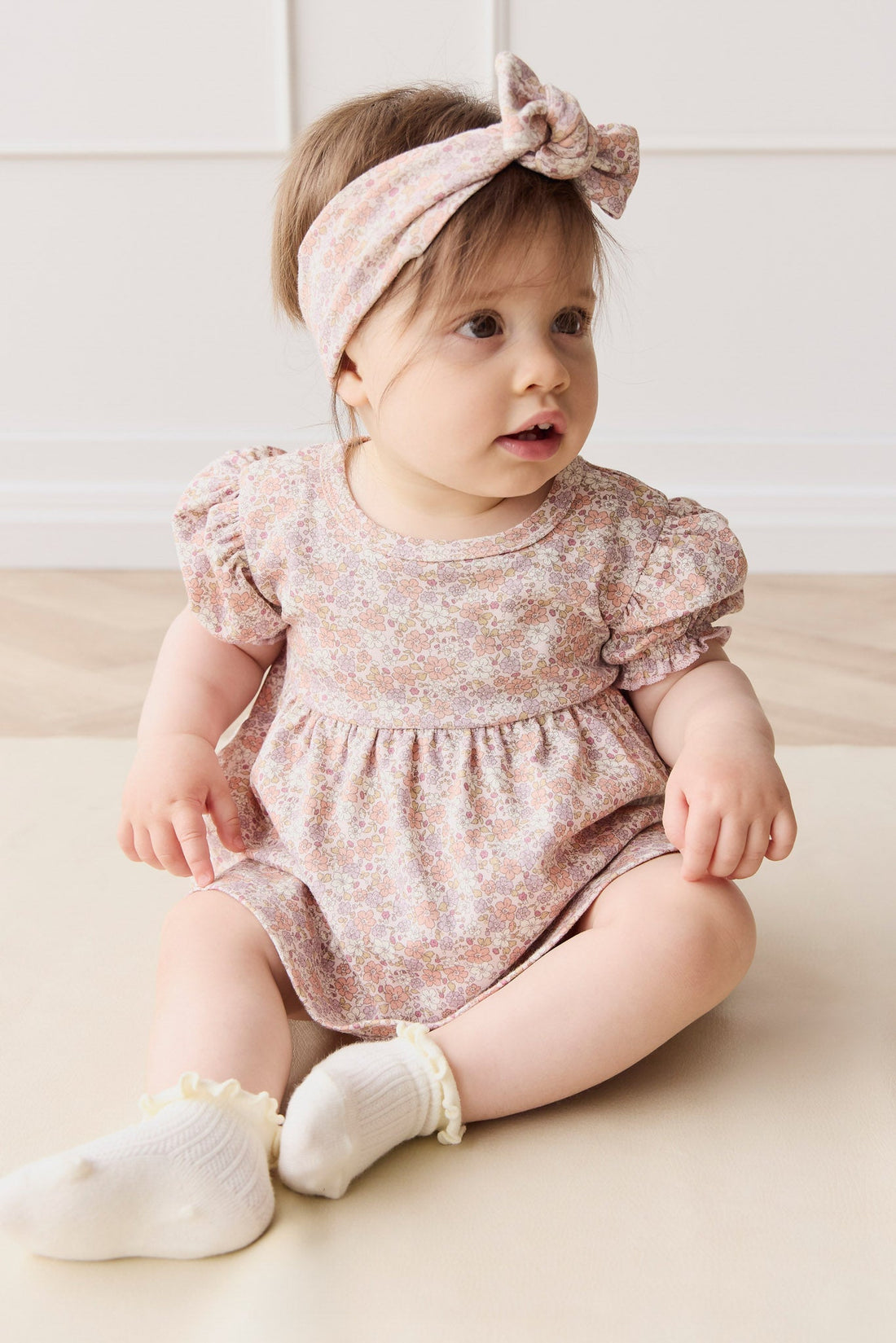 Organic Cotton Camille Top - Chloe Mauve Childrens Top from Jamie Kay Australia