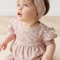 Organic Cotton Camille Top - Chloe Mauve Childrens Top from Jamie Kay Australia