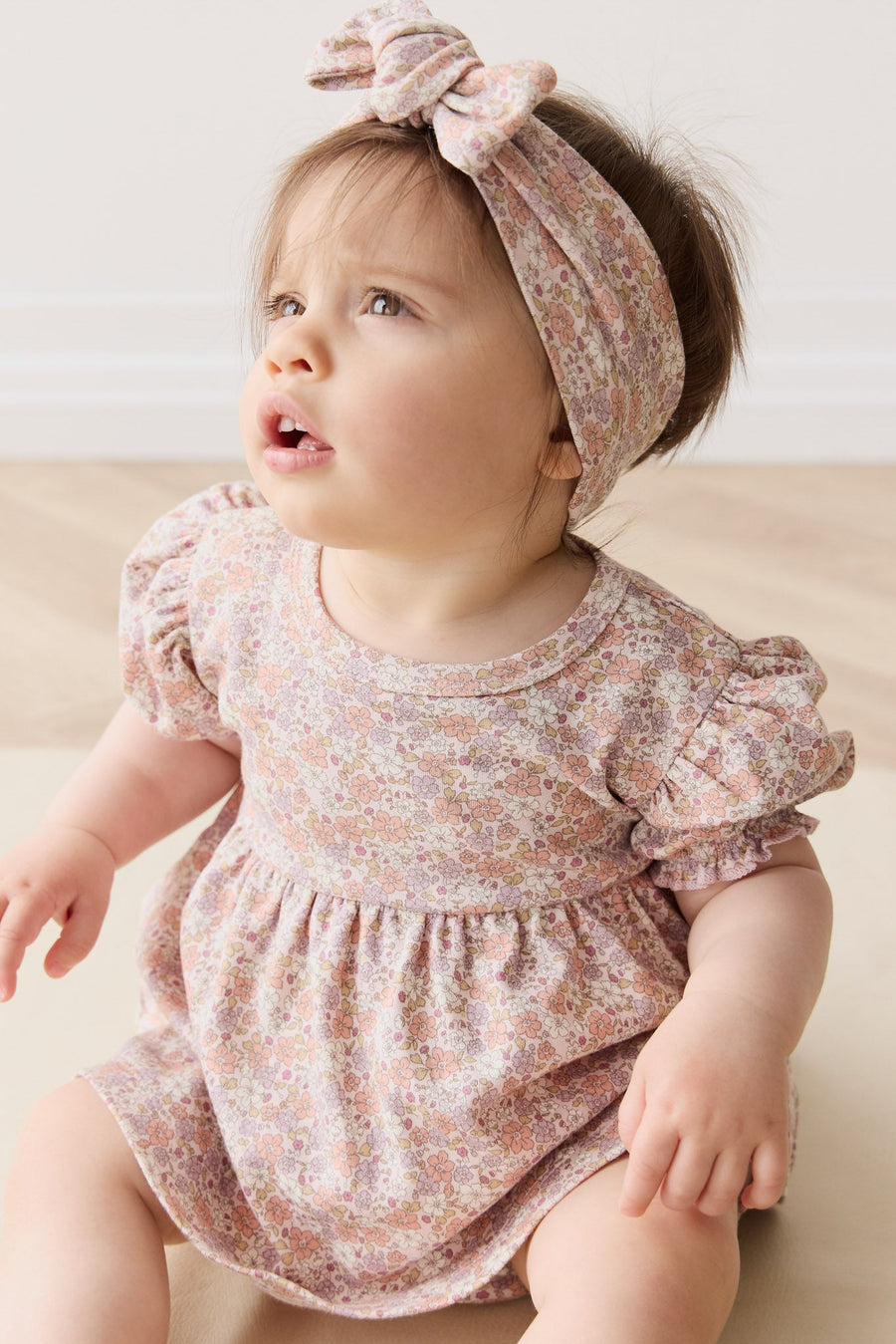 Organic Cotton Camille Top - Chloe Mauve Childrens Top from Jamie Kay Australia