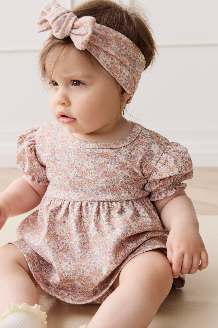 Organic Cotton Camille Top - Chloe Mauve Childrens Top from Jamie Kay Australia