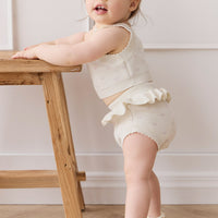 Celine Bloomer - Whisper White Little Love Childrens Bloomer from Jamie Kay Australia